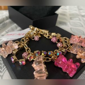 Bested Johnson Pink Gummy Bear bracelet. New with tags